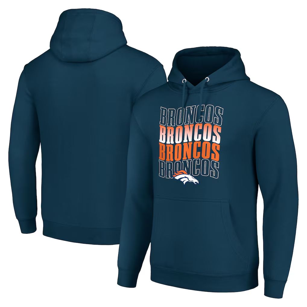 Men 2026 NFL Denver Broncos blue Hoodie hooded style 03->denver broncos->NFL Jersey